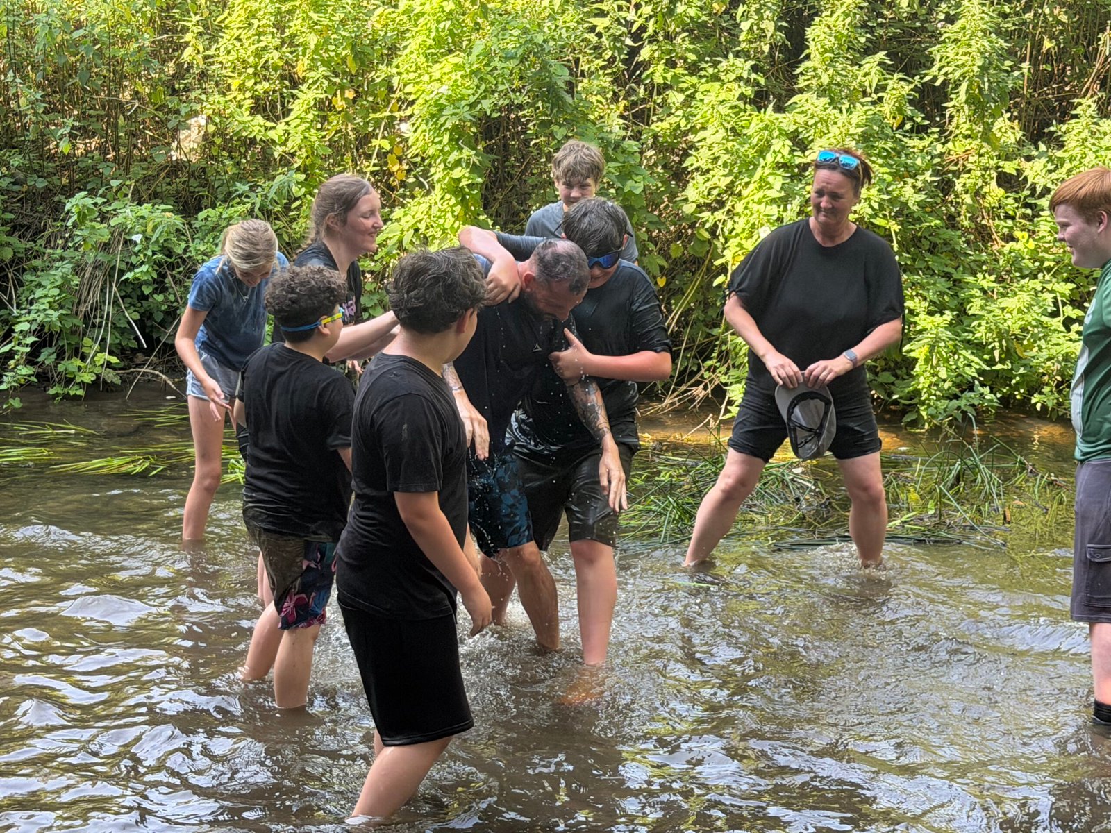 Cooling off at The Belsteads