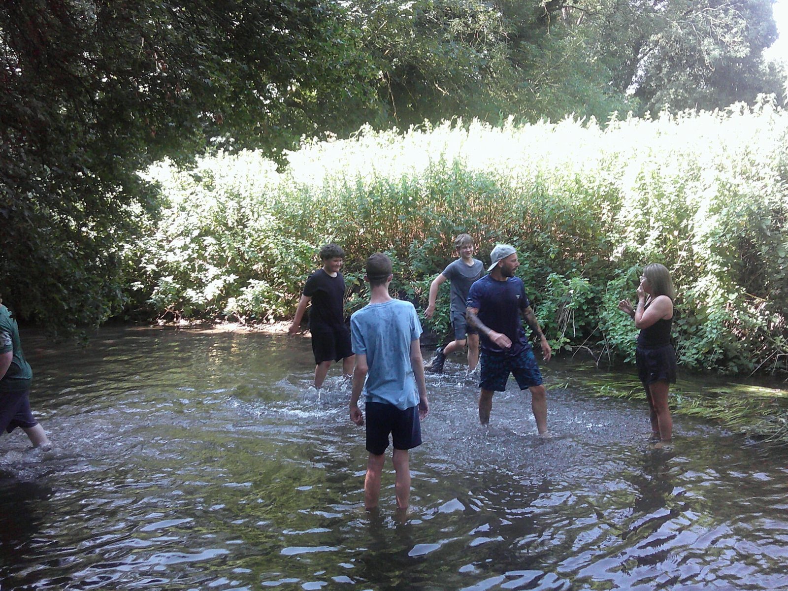 Cooling off at The Belsteads