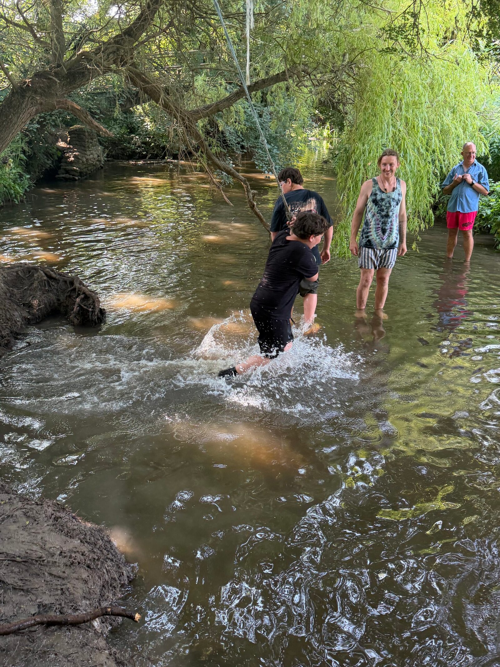 Cooling off at The Belsteads