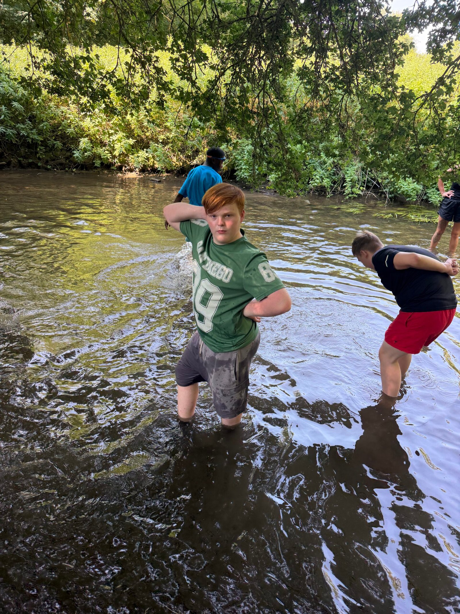 Cooling off at The Belsteads