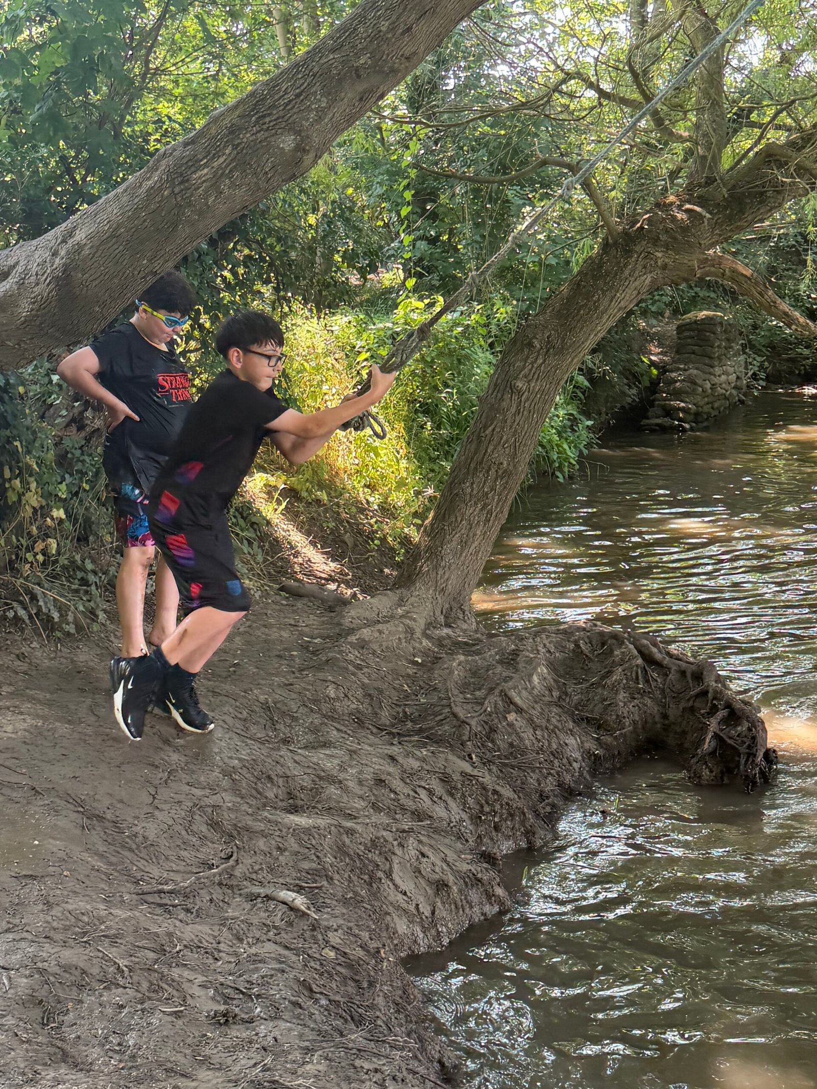 Cooling off at The Belsteads