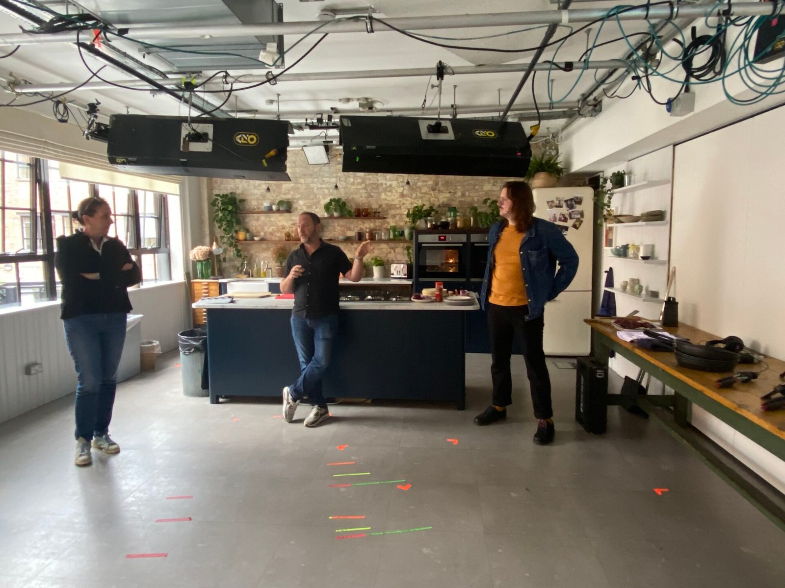 Jamie Oliver filming day