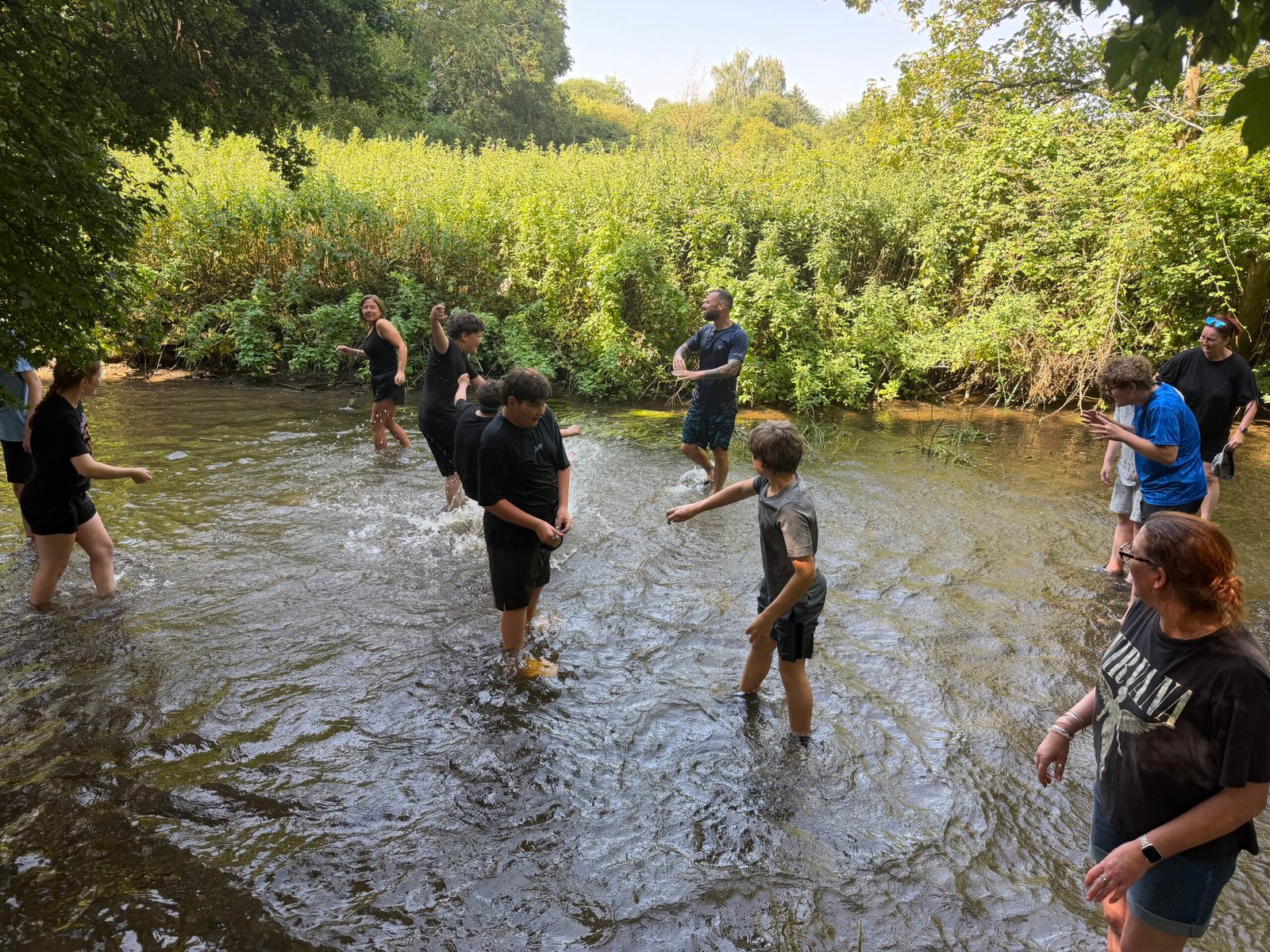 Cooling off at The Belsteads